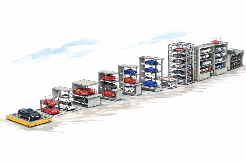 car parking system safety and engineering standards comparison